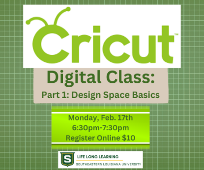 Picture of Cricut Digital Class: (Part 1) Design Space Basics (Feb 17th)