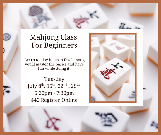 Picture of Mahjong Class For Beginners (July 8th, 15th, 22nd, 29th)