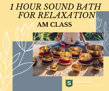 Picture of 1 Hour Sound Bath For Relaxation AM Class (July 23rd 10:00am - 11:00am)
