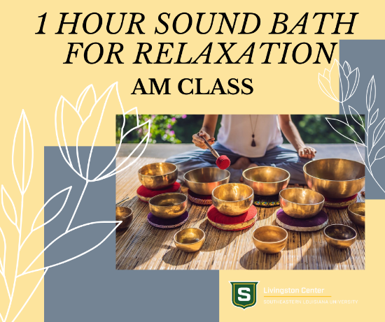 Picture of 1 Hour Sound Bath For Relaxation AM Class (July 23rd 10:00am - 11:00am)