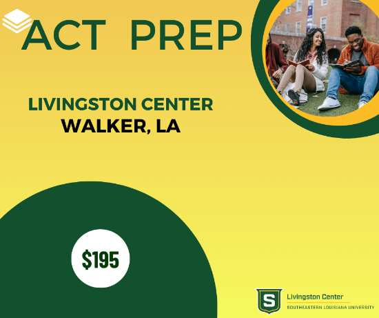 Picture of ACT PREP (Walker) (Sept. 30th 5:00pm - 7:00pm) (Oct. 7th 5:00pm - 7:30pm)