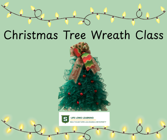 Picture of Christmas Tree Wreath Class (Monday, Nov. 10th) 6:00pm - 8:00pm