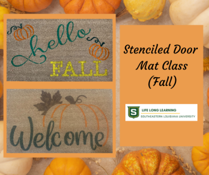 Picture of Stenciled Door Mat Class (Fall) (Tuesday, Oct. 14th 6:00pm - 8:00pm)