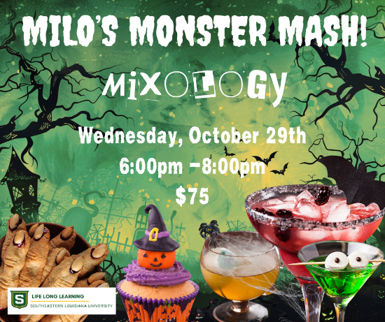 Picture of Milo's Monster Mash Mixology (Wednesday, Oct. 29th) 6:00 pm - 8:00pm 