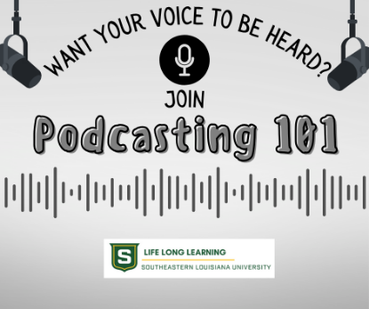 Picture of 2026 Podcasting 101 (Tuesday, Jan. 29th & Feb. 5th, 6:00PM - 7:30PM)