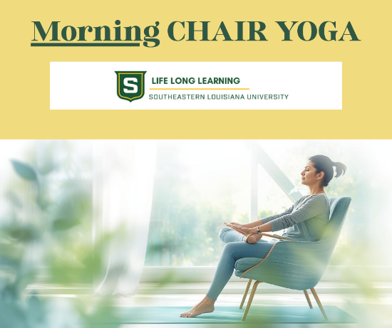 Picture of Morning Chair Yoga (Tuesdays, Jan 6th, 13th, 20th, 27th) 9:30am - 10:30am