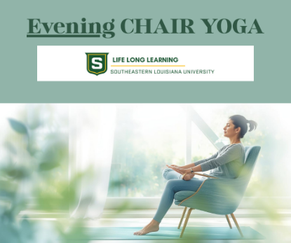 Picture of Evening Chair Yoga (Tuesday, Jan. 6th, 13th, 20th, 27th) 5:30pm - 6:30pm