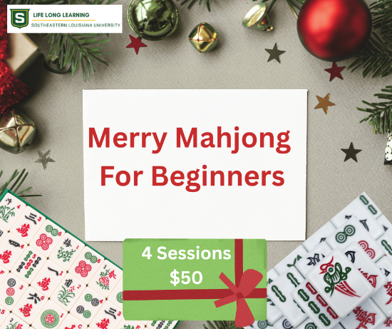 Picture of Merry Mahjong For Beginners (Mondays, Dec. 1st, 8th, Wednesdays, Dec. 3rd, 10th) 5:30pm - 7:30pm