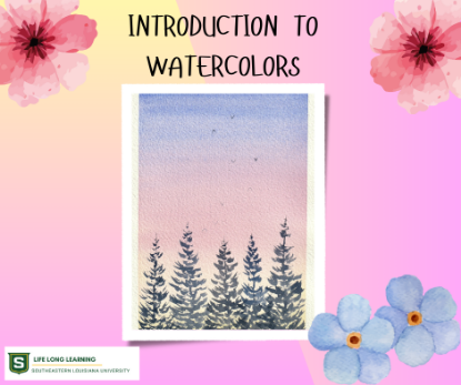 Picture of 2026 Introduction to Watercolors (Wednesday, Jan. 14th, Friday, Jan. 16th 9:00am - 10:30pm)