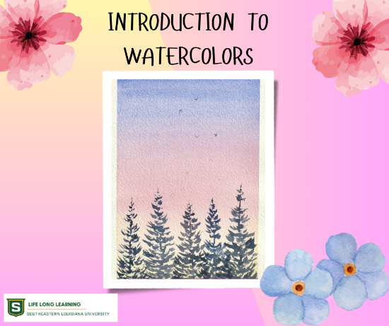 Picture of Introduction to Watercolors (Wednesday, Jan. 14th, Friday, Jan. 16th 9:00am - 10:30pm)