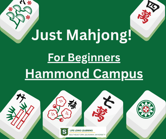 Picture of 2026 HAMMOND: Just Mahjong: For Beginners (Tuesday, May 5th, 12th,  Thursday, May 7th, 14th) 5:30pm - 7:30pm