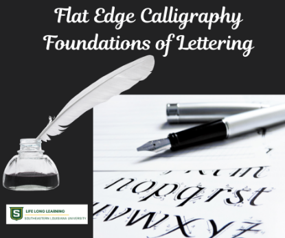 Picture of 2026 WALKER: Flat Edge Calligraphy: Foundations of Lettering (Tuesday, June 9th) 10:00am - 12:00pm