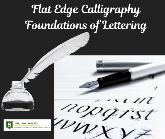 Picture of 2026 WALKER: Flat Edge Calligraphy: Foundations of Lettering (Tuesday, June 9th) 10:00am - 12:00pm