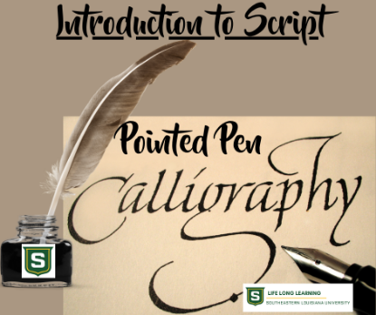Picture of 2026 WALKER: Pointed Pen Calligraphy: Introduction to Script (Thursday, June 11) 10:00am - 12:00pm