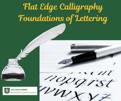 Picture of 2026 WALKER: Flat Edge Calligraphy: Foundations of Lettering (Wednesday, July 15th) 5:30pm - 7:30pm