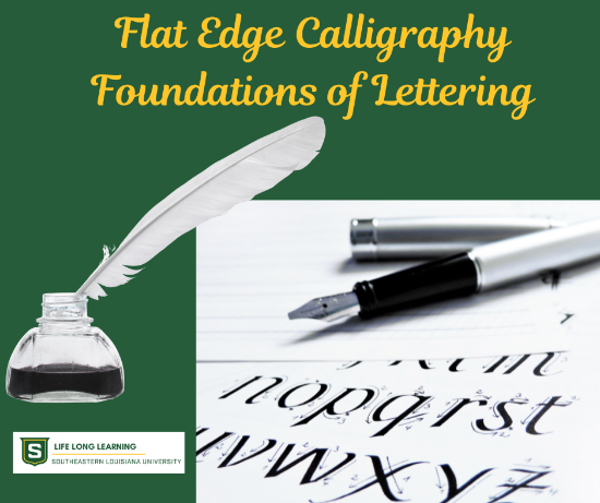 Picture of 2026 WALKER: Flat Edge Calligraphy: Foundations of Lettering (Wednesday, July 15th) 5:30pm - 7:30pm
