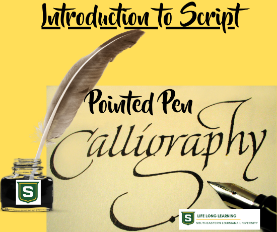 Picture of 2026 WALKER: Pointed Pen Calligraphy: Introduction to Script (Thursday, July 16th) 5:30pm - 7:30pm