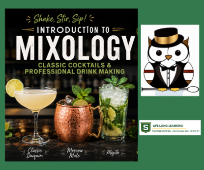Picture of 2026 WALKER: Introduction to Mixology: Intro to Classic Cocktails & Professional Drink Making (Wednesday, Jul. 29th) 6:30pm - 8:00pm