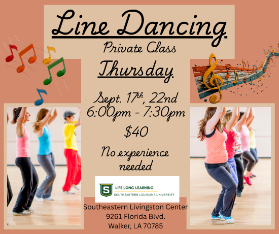 Picture of 2027 Walker: Line Dancing (Thursday, September 17, 2026 & Tuesday, September 22, 2026) 6:00pm - 7:30pm