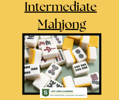 Picture of 2027 WALKER: Intermediate Mahjong  102 (Monday, Aug. 24th, 30th, Wednesday, Aug. 26th, Sept. 2nd) 5:30pm - 7:30pm