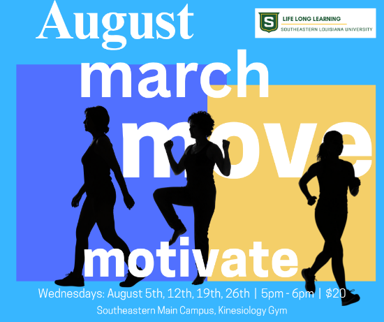 Picture of 2027 HAMMOND CAMPUS: AUGUST March, Move Motivate (Wednesday, Aug. 5, 12, 19, 26, 2026) 5:00pm - 6:00pm 