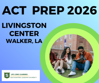 Picture of 2027 WALKER: ACT Test Prep (Tuesday, Sept. 1st, 8th) 5:00pm - 7:30pm