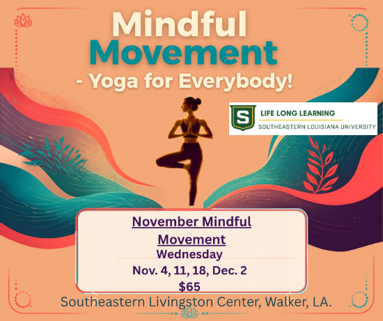 Picture of 2027 WALKER: November Mindful Movement: Yoga for Everybody (Wednesday, Nov. 4, 11, 18, Dec. 2