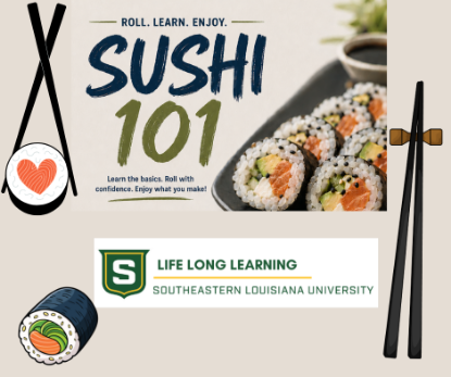 Picture of 2027 WALKER: September Sushi 101 (Wednesday, Sept. 16th) 6:00pm - 7:30pm