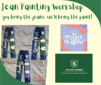 Picture of 2027 WALKER: Jean Painting Workshop (Saturday, Sept. 19th) 10:00am - 12:00pm