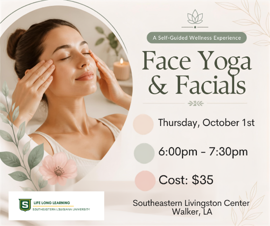 Picture of 2027 WALKER: Face Yoga & Facials: An In-Person Wellness Experience (Thursday, Oct. 1st ) 6:00pm -  7:30pm