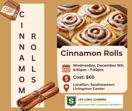 Picture of 2027 WALKER: Cinnamon Rolls (Wednesday, Dec. 9th) 5:30pm - 7:30pm