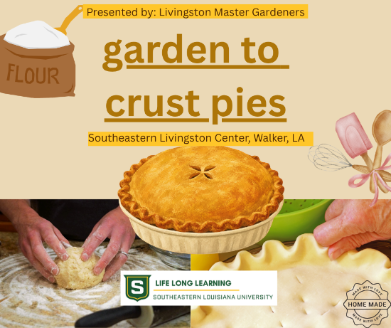 Picture of 2027 Walker: Garden To Crust Pies With Livingston Master Gardeners (Thursday, Nov. 19th) 5:30pm - 7:30pm