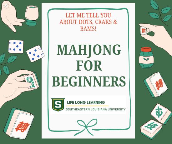 Picture of 2027 WALKER: October Mahjong For Beginners (Monday, Oct. 5th, 12th,  Wednesday, Oct. 7th, 14th) 5:30pm - 7:30pm