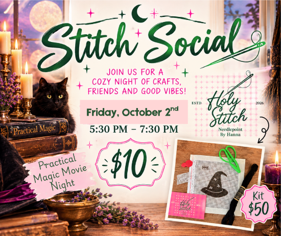 Picture of 2027 Walker: Practical Magic Stitch Social (Friday, Oct. 2nd) 6:00pm - 8:00pm